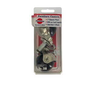 Vintage Faultless 2" Furniture Casters Chair Round Covered Ball Wheels #28818